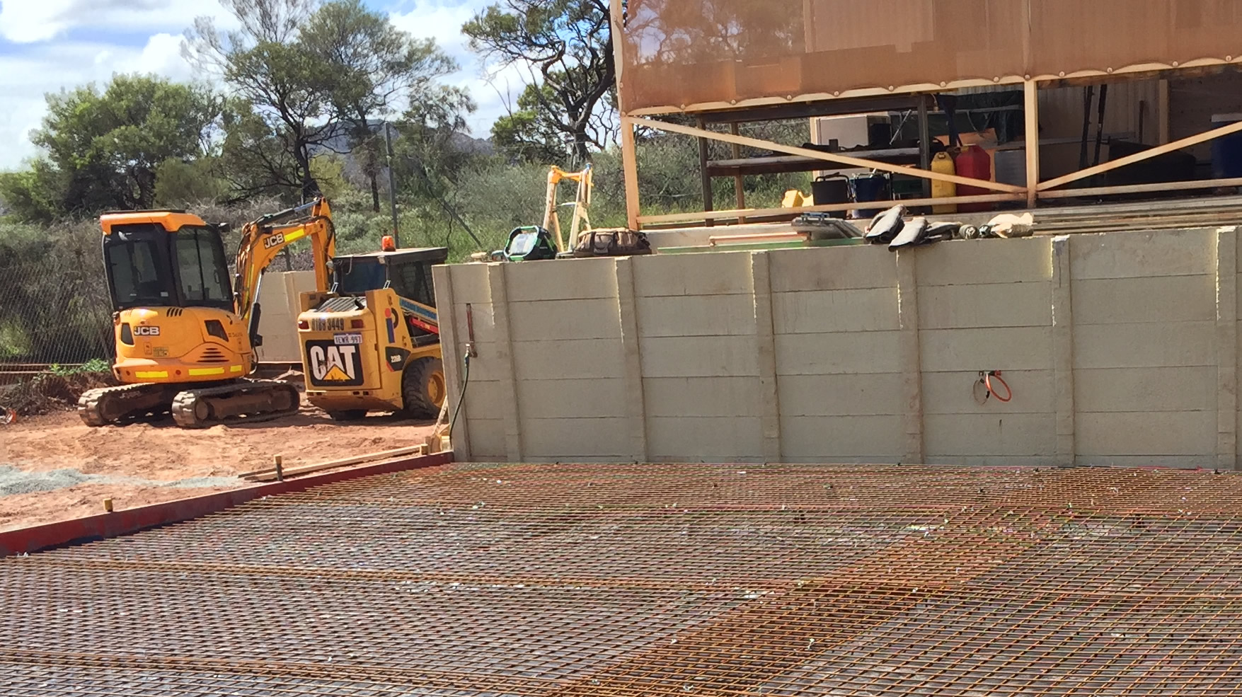 Reo and formwork ready for Concrete Pour