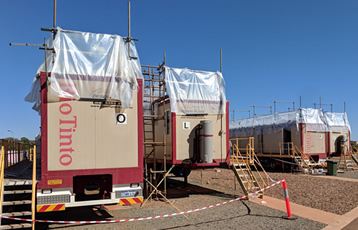 Rio Tinto Caravan Waterproofing – Paraburdoo