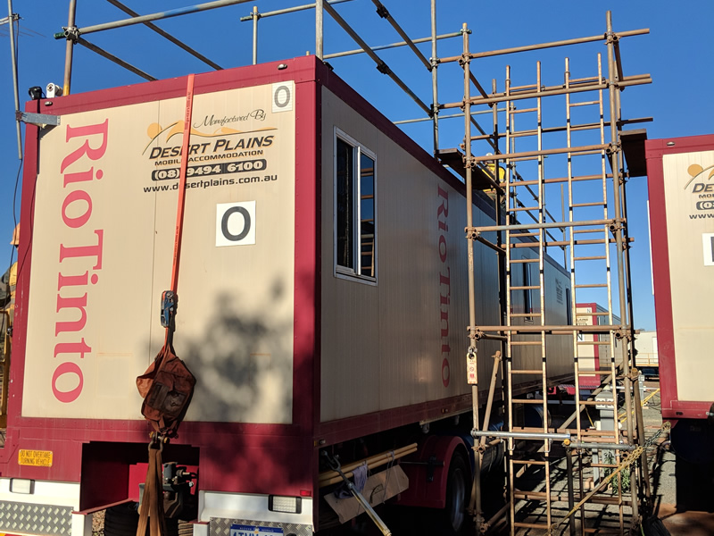 Rio Tinto Caravan Waterproofing – Paraburdoo